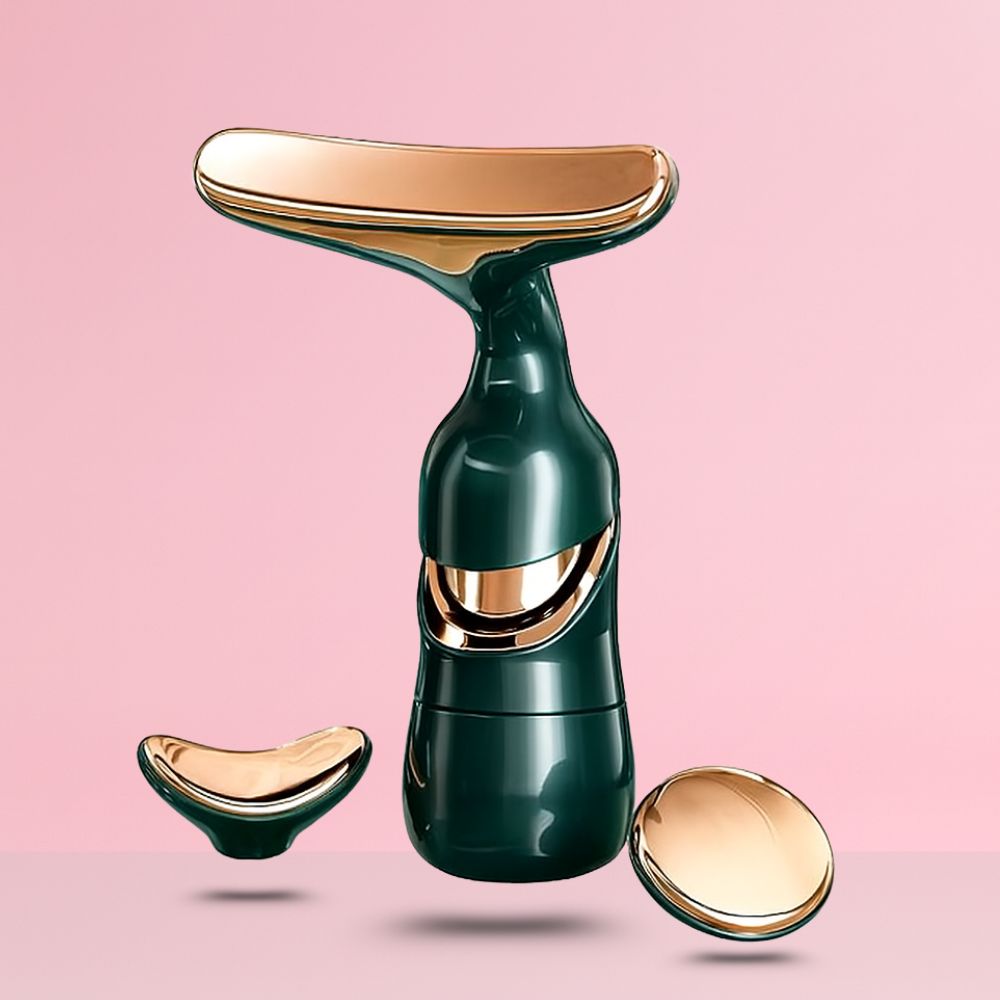 Arc, -nyak, -szem masszírozó készülék - Emerland Green