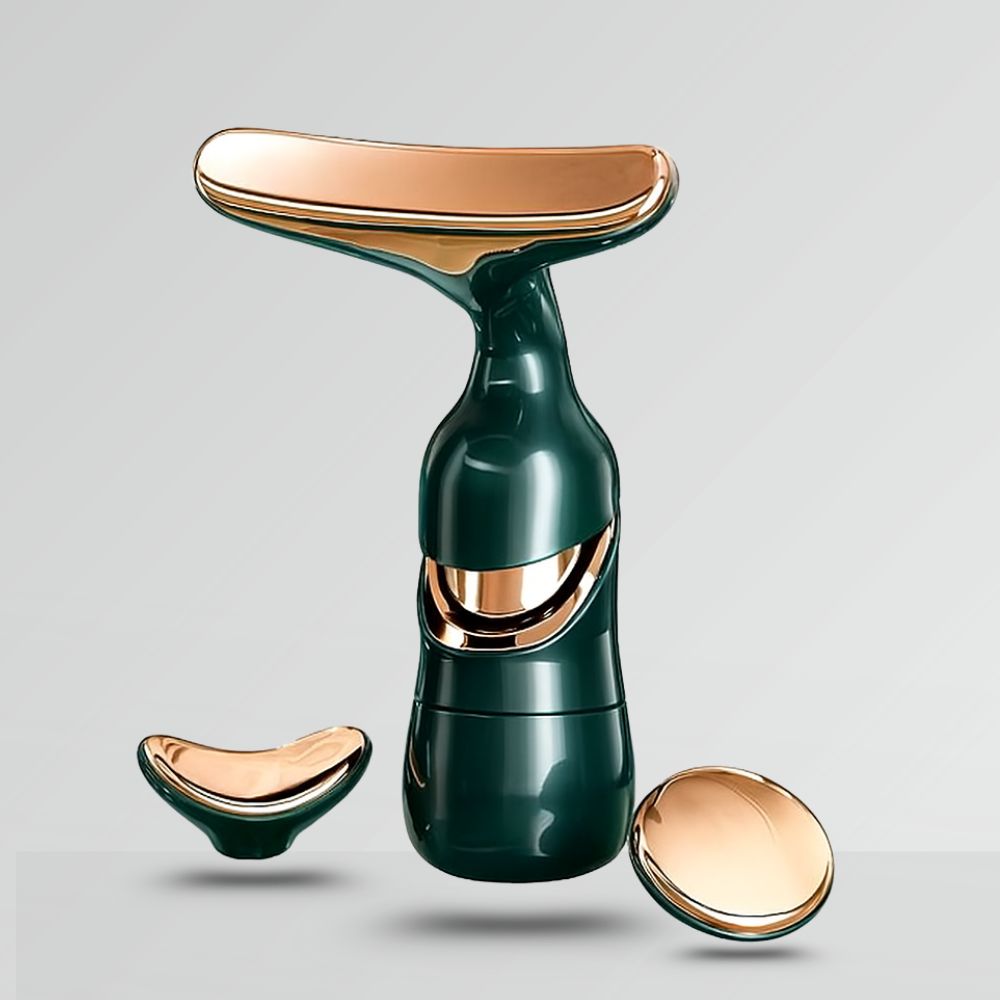 Arc, -nyak, -szem masszírozó készülék - Emerland Green