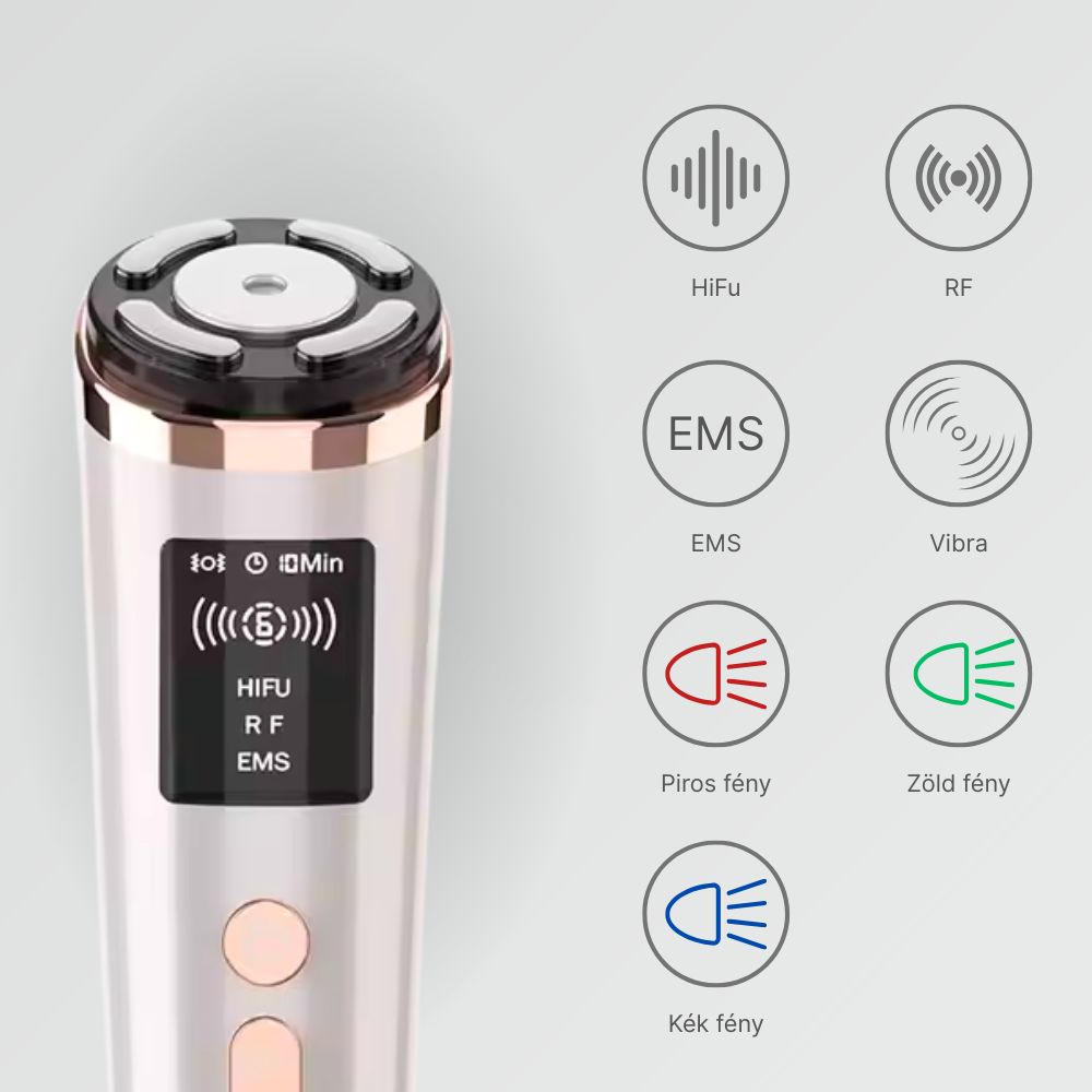 4 az 1-ben Hifu rádiófrekvenciás gép